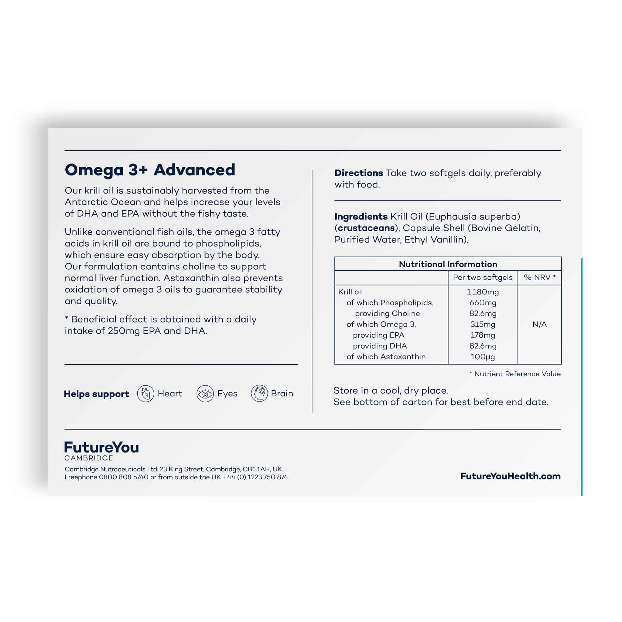 Omega 3+ Advanced (28 Day Supply) - Image 3