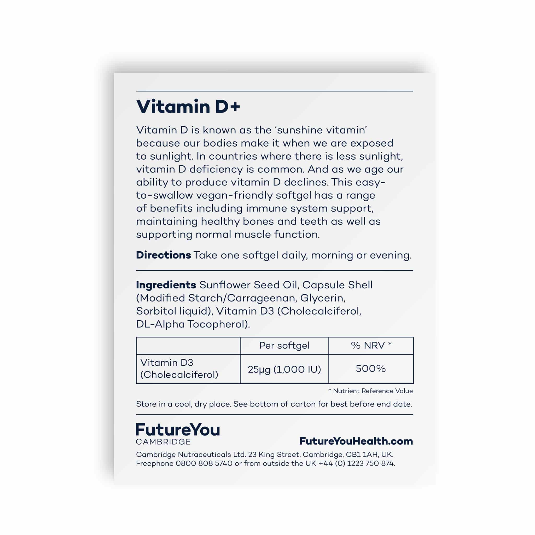 Vitamin D+ (28 Day Supply) - Image 3